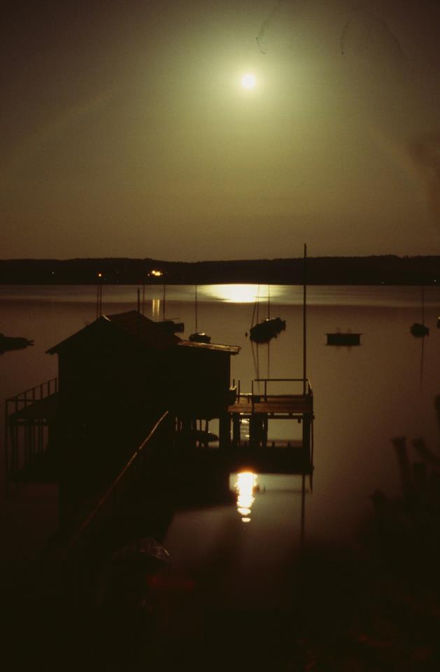 Mondschein am See