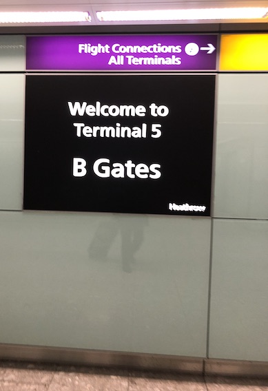 Bill Gates in Heathrow